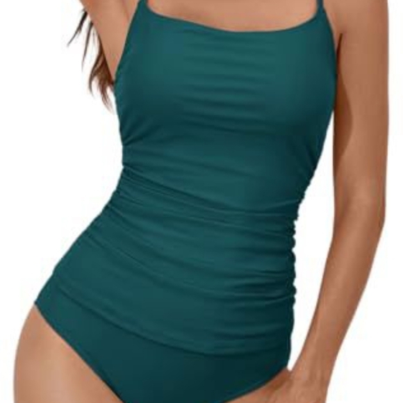 Elegant Teal Women's 2 piece Swimwear, New, Never Worn, Size S - Picture 3 of 3